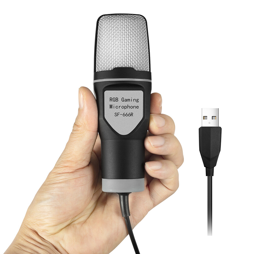 Microphone Mic Kit Broadcasting Singing Studio Recording Condenser For PC Laptop