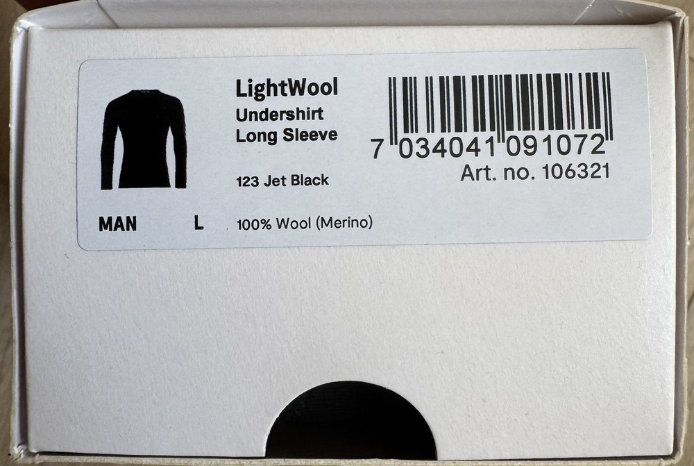Aclima LightWool Undershirt (L)