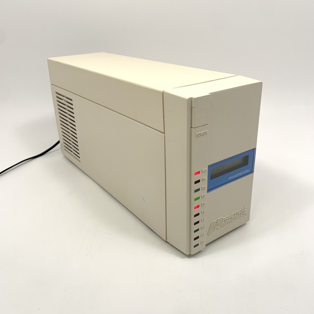 Practical Peripherals PM14400FXSA V.32bis External Modem & Power Adapter Working