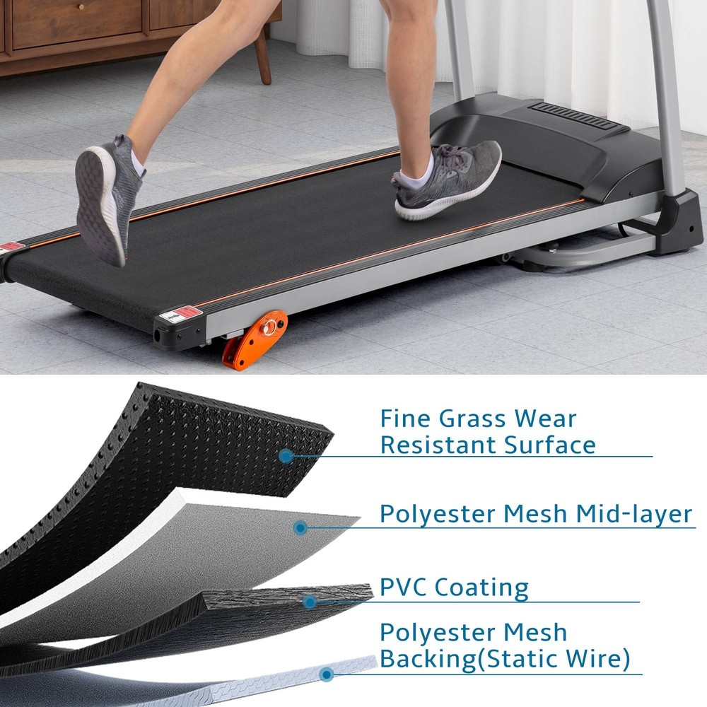 Home Use Easy Folding Treadmill,1.5HP Electric Running,Jogging Walking Machine