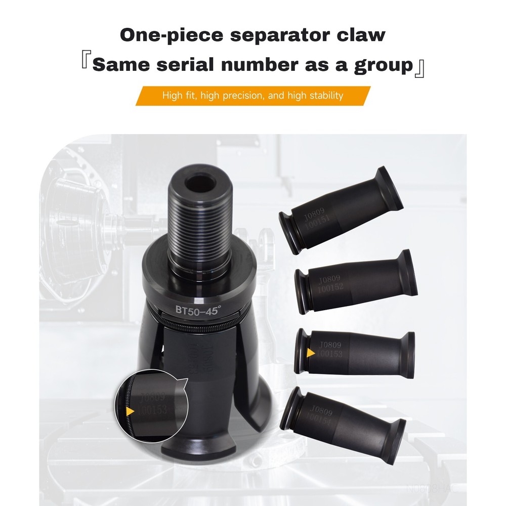 BT40-90° Internal Thread Pull Claw 4 Petal Clamp OTT Pull Claw for CNC Machine