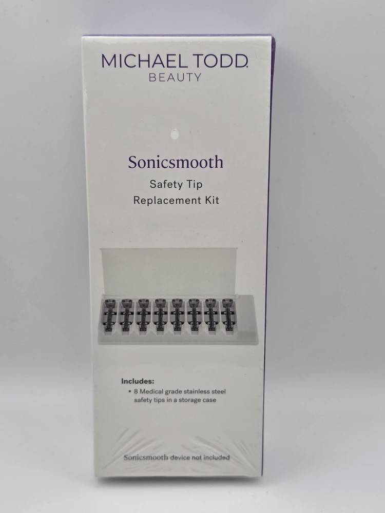 Michael Todd Beauty SONICSMOOTH 8 Safety Tips Replacement Kit Microderm NEW
