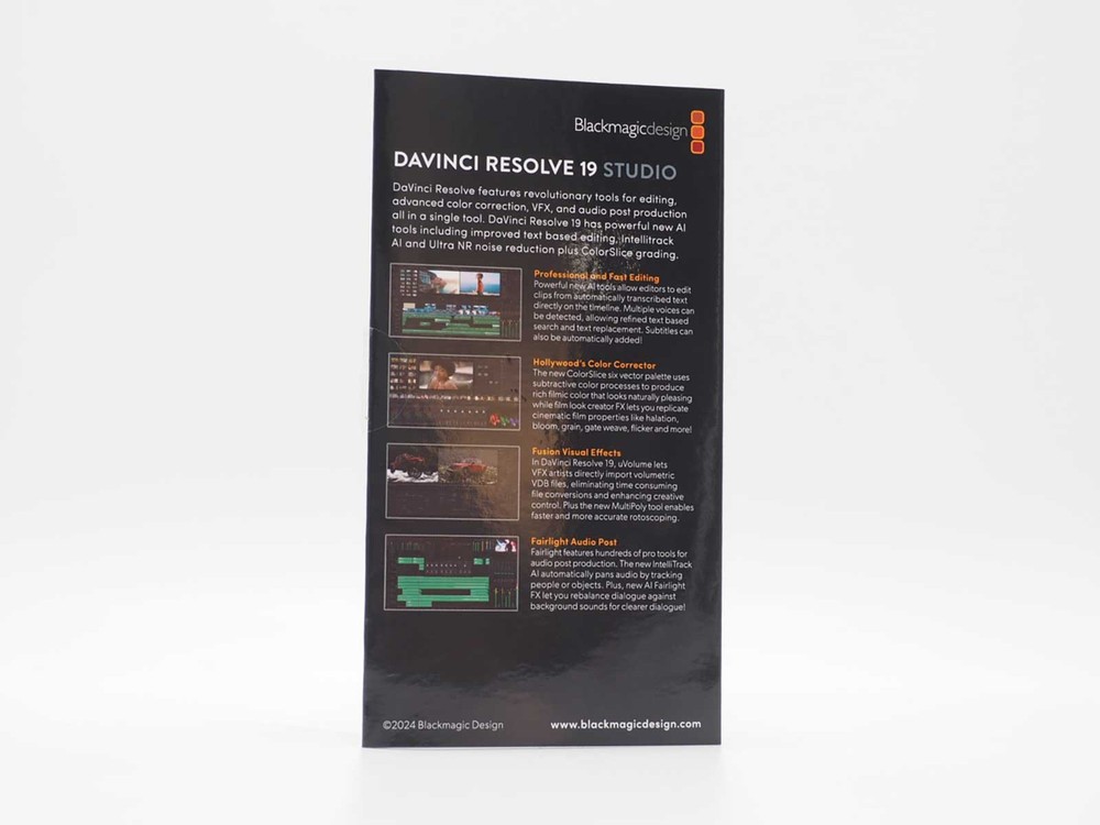 Blackmagic Design DaVinci Resolve Studio -Version 19 [Near Mint] #Z5977A