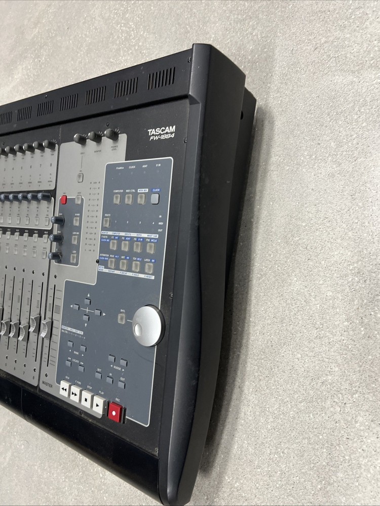 TASCAM FW-1884 FireWire Audio/MIDI Interface & Control Surface Mixer.