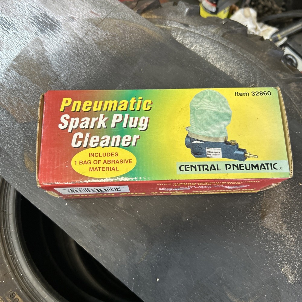 Central Pneumatic Spark Plug Cleaner Sand Blaster Open Box