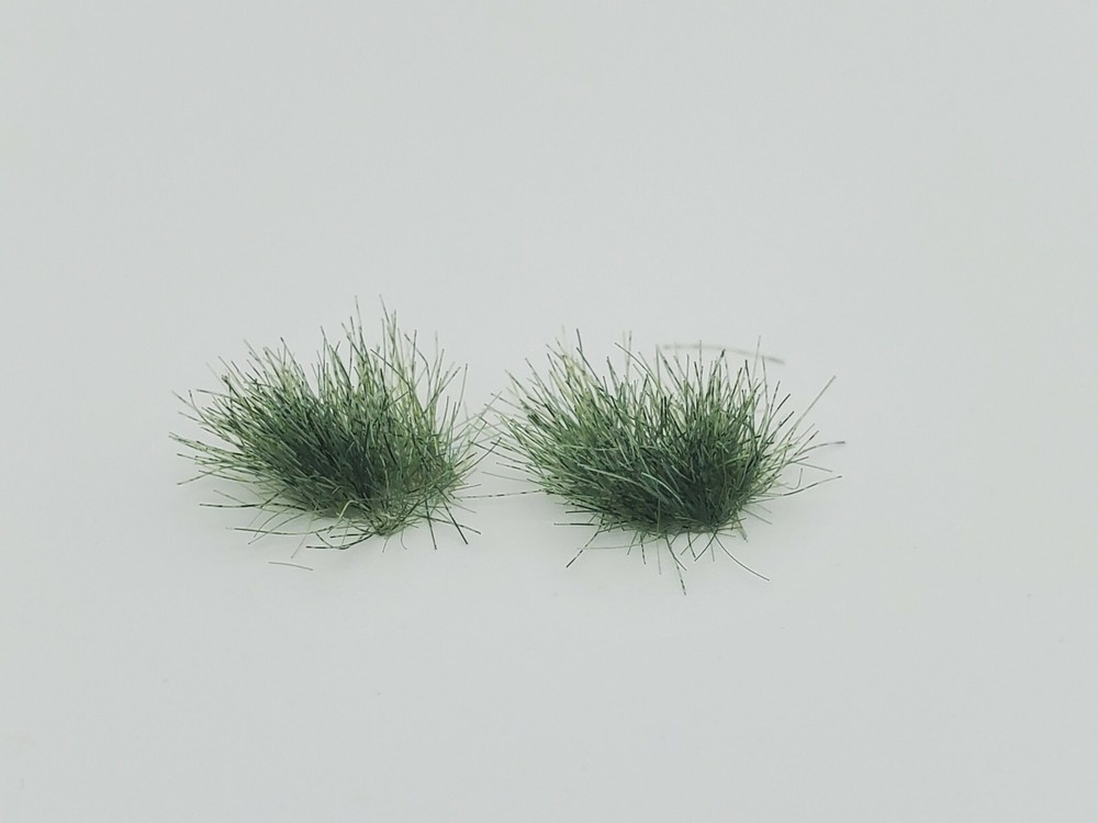 Self Adhesive Static Grass Tufts for Miniature Scenery -Plain Green- 6mm
