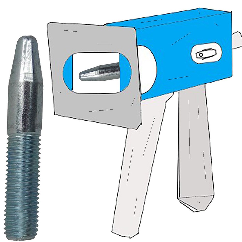 Spot Hammer Contact tip - works with Prospot Dent Puller - 5/16 Threads