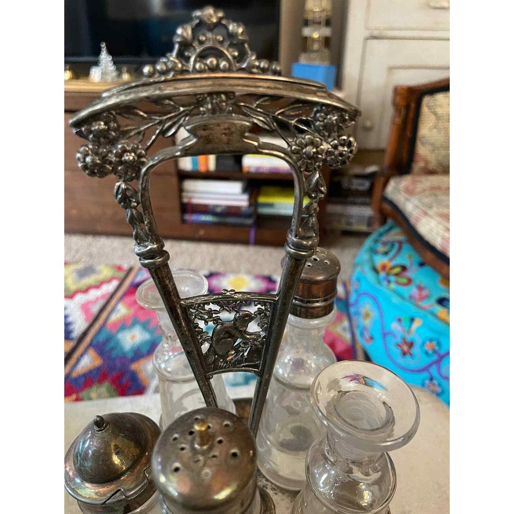 Antique Victorian Silver Table Set