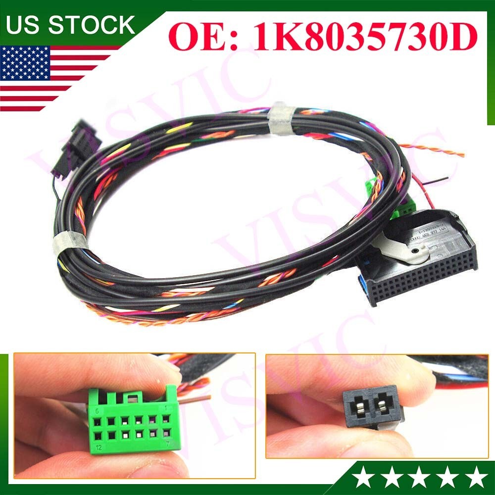 9w2 9w7 9zz Bluetooth Module Direct-Plug Harness Cable+Microphone For RNS510