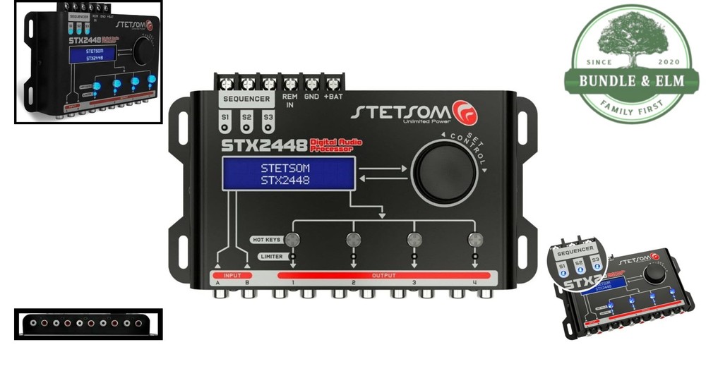 Digital Signal Processor with 15-Band Equalizer and Variable Frequency Crossover
