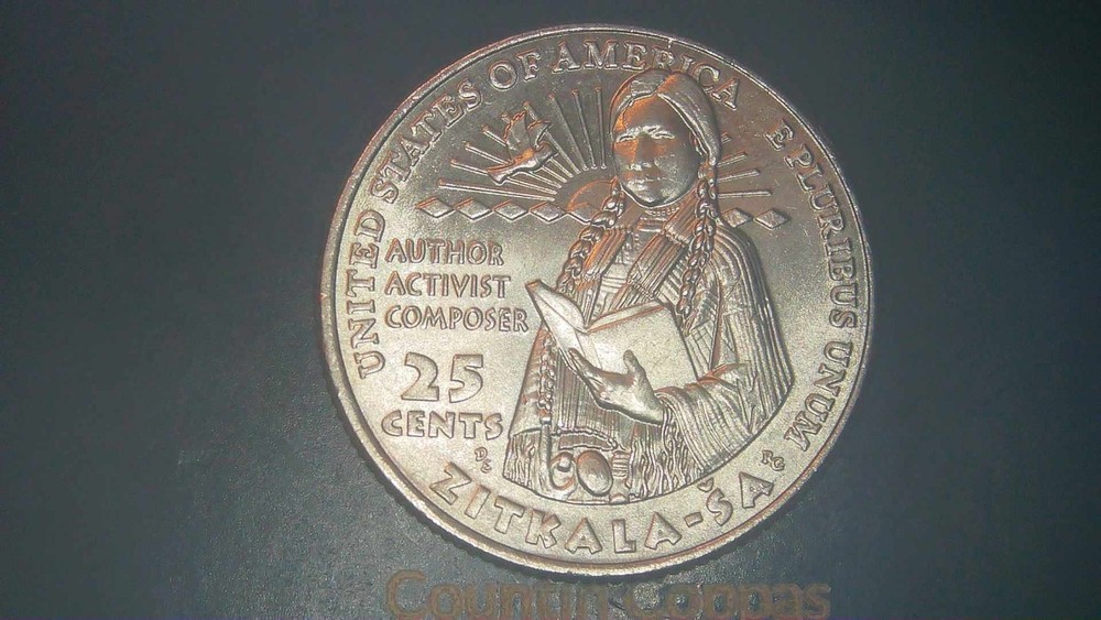 2024P SKULL CRACK ZITKALA-SA 25C MINT ERROR