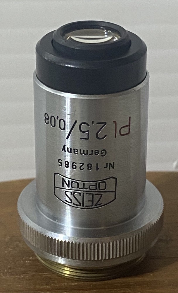 Zeiss Opton Pl 2.5/0.08 Microscope Objective