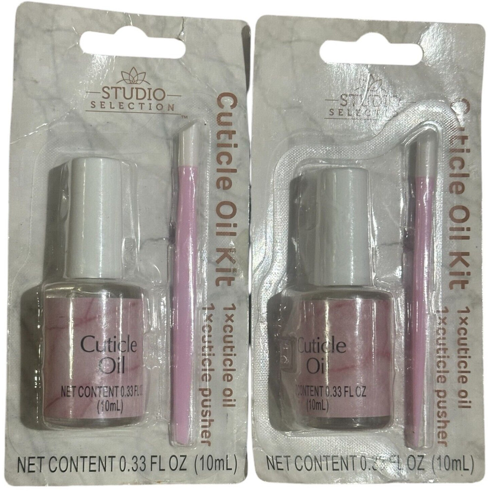 2-Pack STUDIO SELECTION CUTICLE OIL KIT, .33 fl oz 10mL