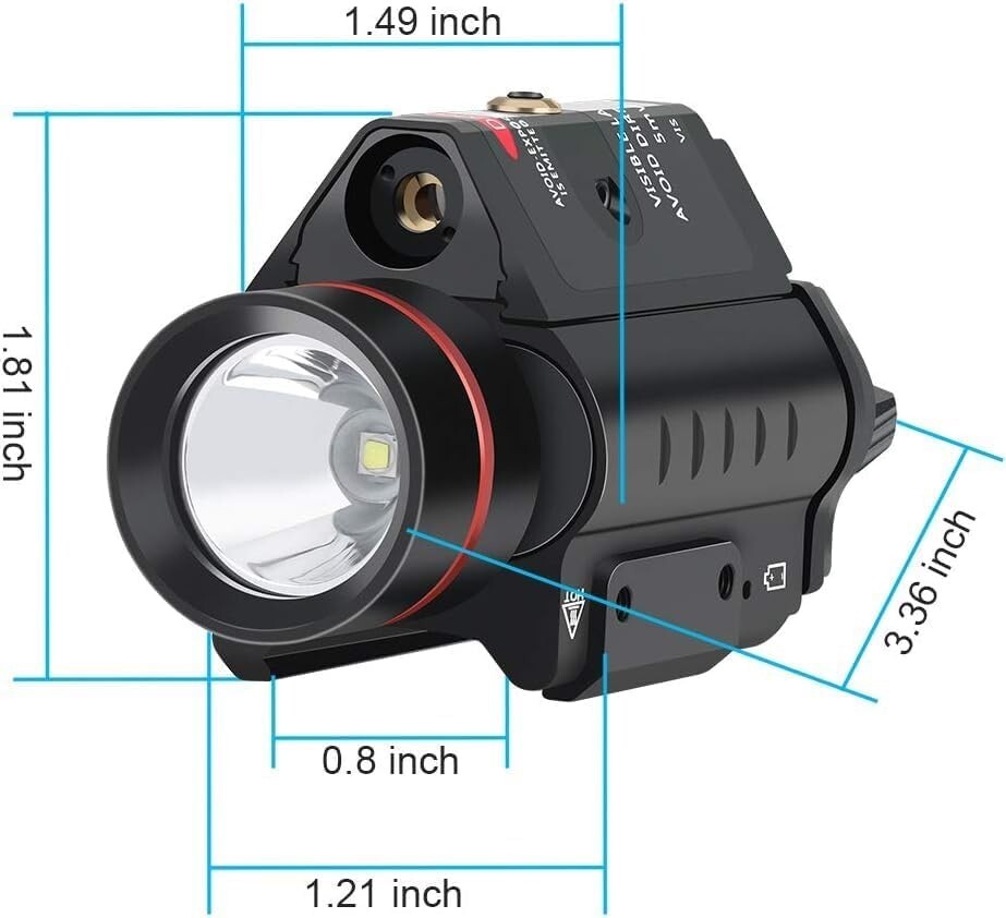 Feyachi LF-38 Flashlight/laser combo