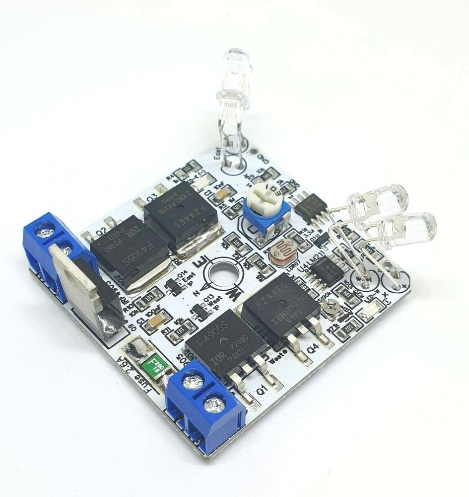 MK III 12V 3Amp Single Axis Solar Panel Sun Tracking Analog Controller Board DIY