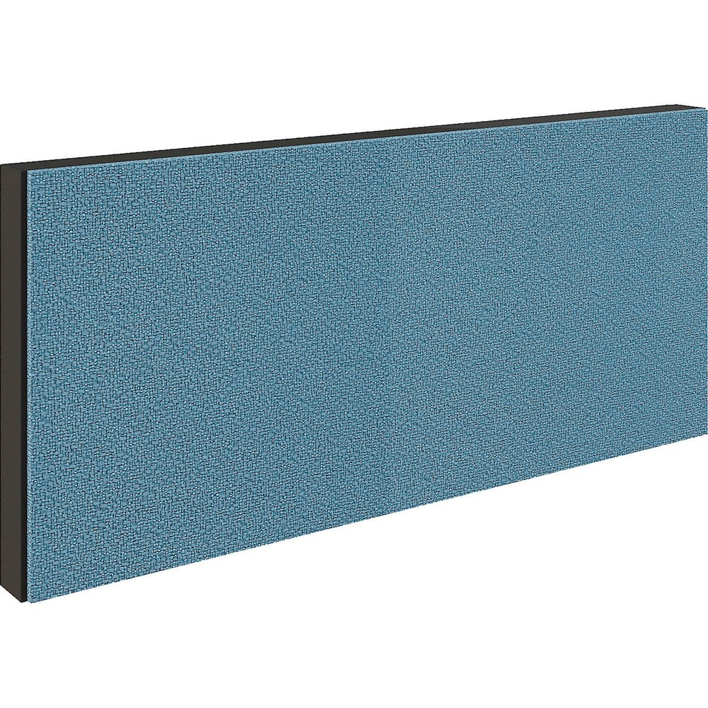 Modular Partition Stacking Panel with Fabric 36"W x 16"H Blue