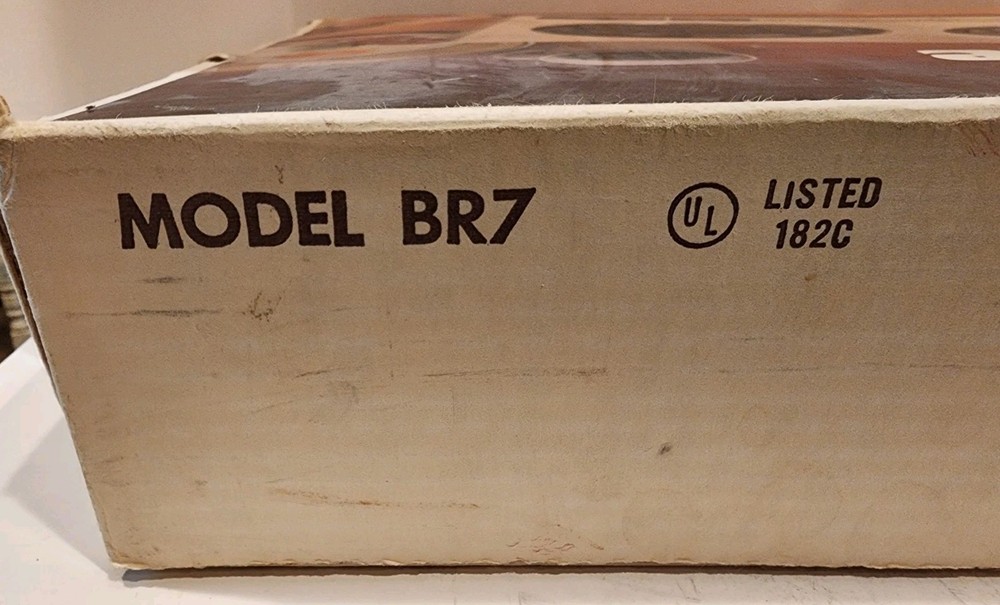 Vintage Broil King BR-7 Tabletop Buffet Range W/ Box Hot Plate Testing Working