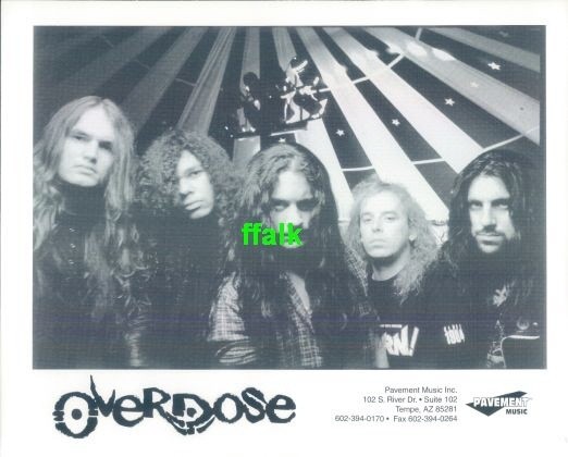 Press Photo: OVERDOSE 8x10 B&W