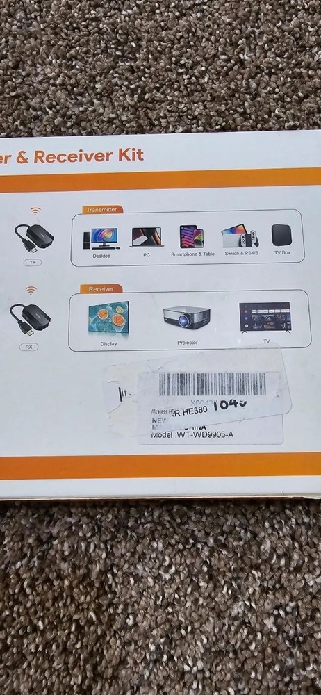 Wireless HD Transmitter & Receiver Kit – 1080P Full HD (Open Box)