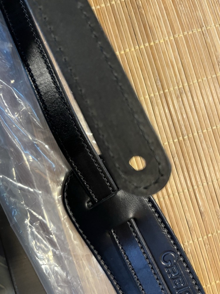 Gretsch Eldorado Leather Guitar Strap Black
