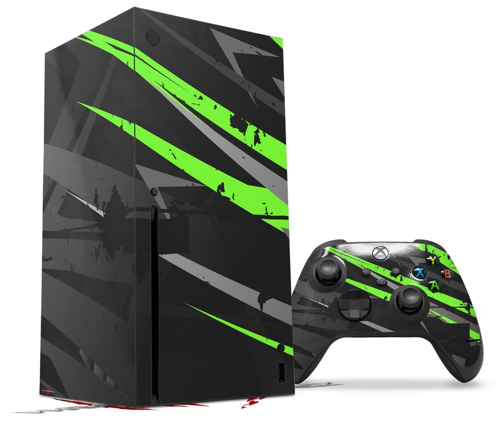 Skins XBOX Series X Console Controller Baja 0014 Neon Green