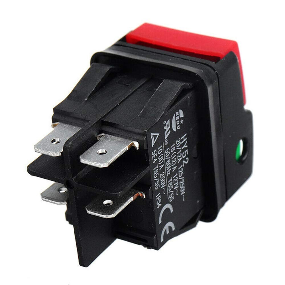 HY52 Equipment Push Button On/Off Start Stop Switch for Mechanical Device...