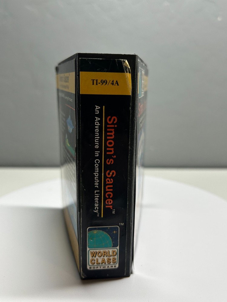 TEXAS INSTRUMENTS TI-99/4A SIMON'S SAUCER World Class Software 1984 Complete