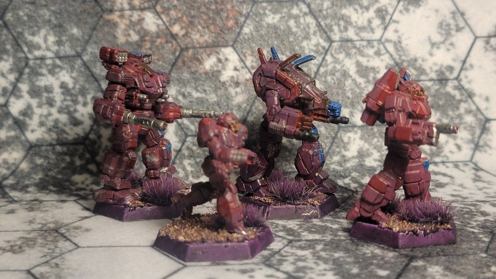 Battletech House Marik Lance Custom Painting