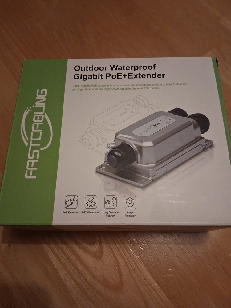 Fastcabling Outdoor Waterproof Gigabit Poe+extender Model 5540-60 Getting 2