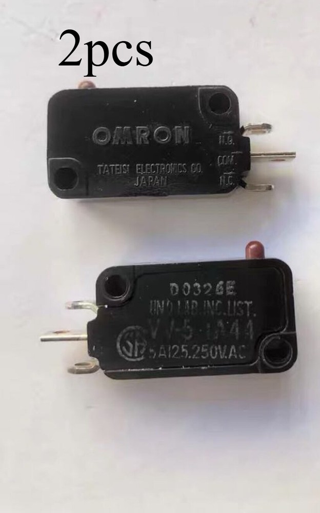 2pcs NEW OMRON VV-5-1A44 5A 250VAC Micro Switch #VS66 CH