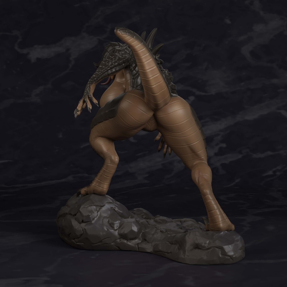 DeathClaw Polybits 1/12 Scale Resin Figure NSFW | Unpainted Model Kit