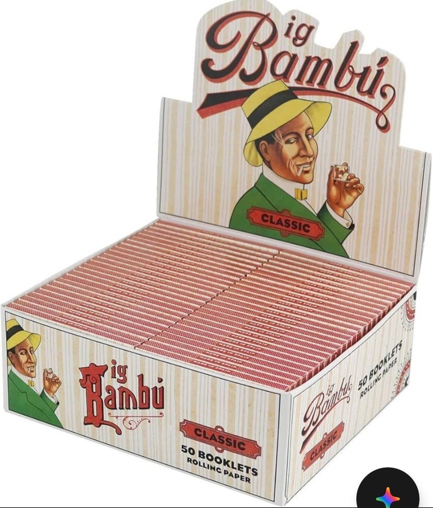 Big Bambu Classic Cigarette Rolling Papers! - 50 Packs!