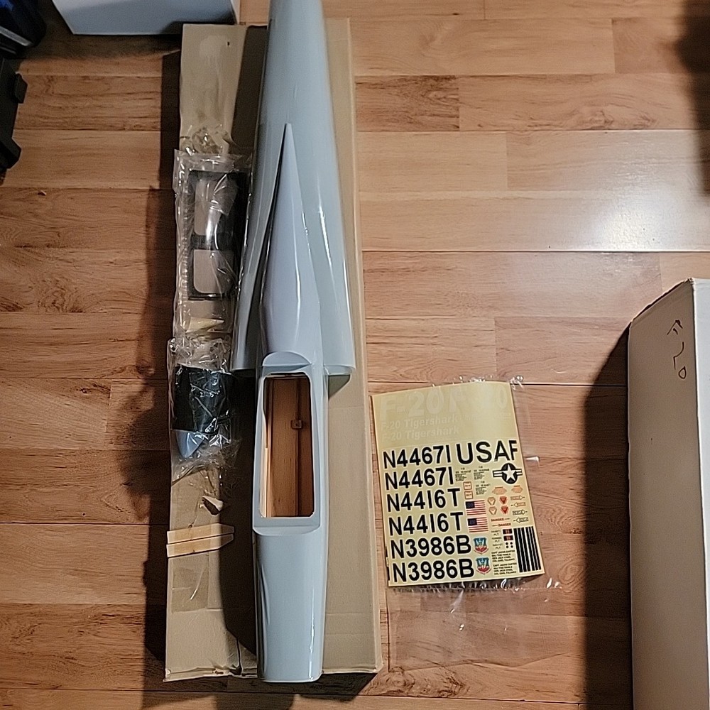 Het Rc F-20 Tiger Shark Edf RC Airplane -Unbuilt