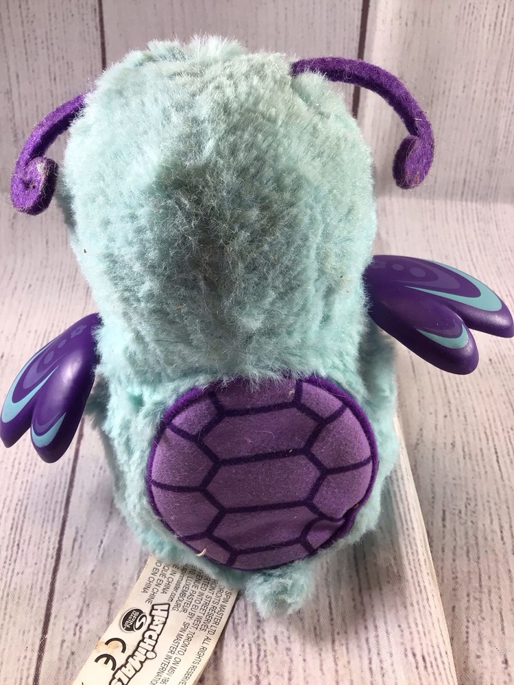 Spinmasters Blue Purple Bird Hacthimals Interactive Pet Toy