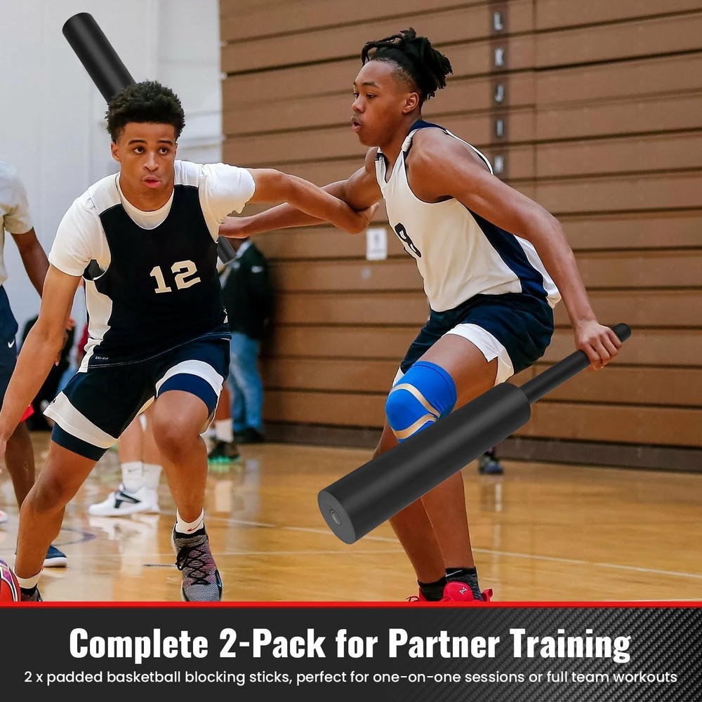 Padded Blocking Guards Basketball Blocking Sticks 2 Pack Basketball Pads for .