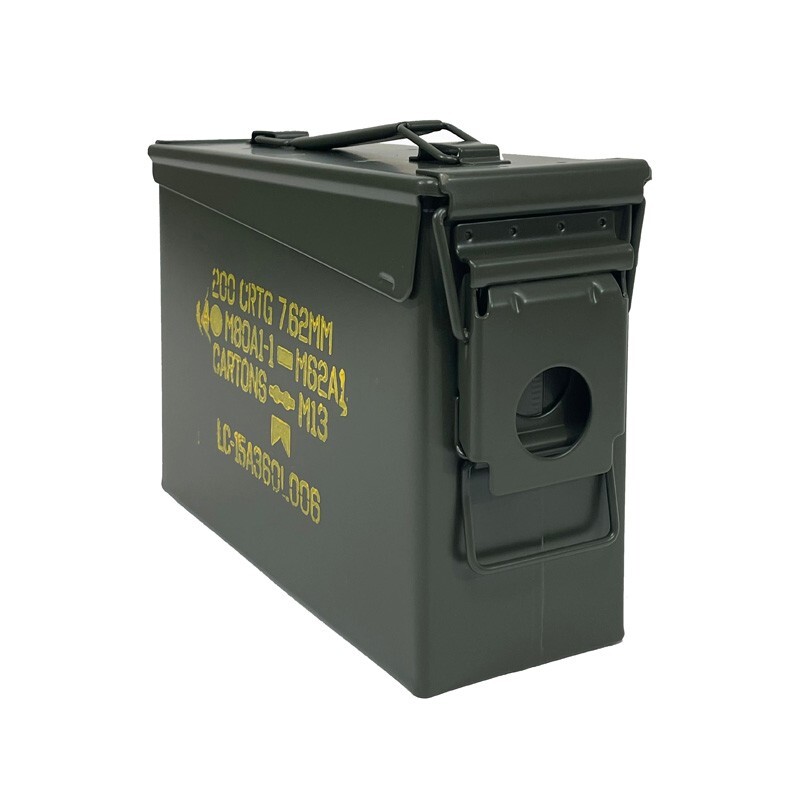 STENCILED 12-PACK NEW 30 CAL M19A1 MIL SPEC EMPTY AMMO CANS