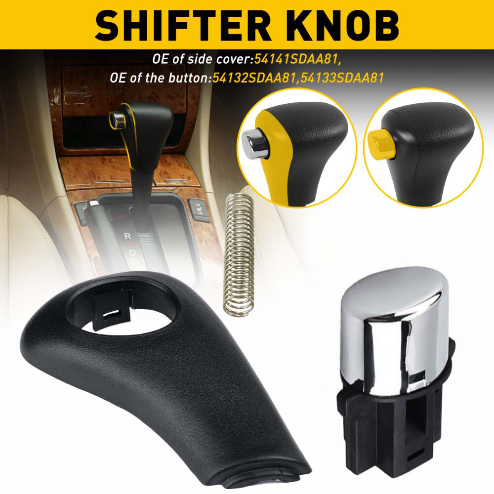 AUTOMATIC GEAR HANDLE SHIFT KNOB PUSH BUTTON FOR HONDA ACCORD SHIFTER 2003-2006