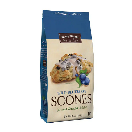Sticky Fingers Bakeries Wild Blueberry Scones Baking Mix