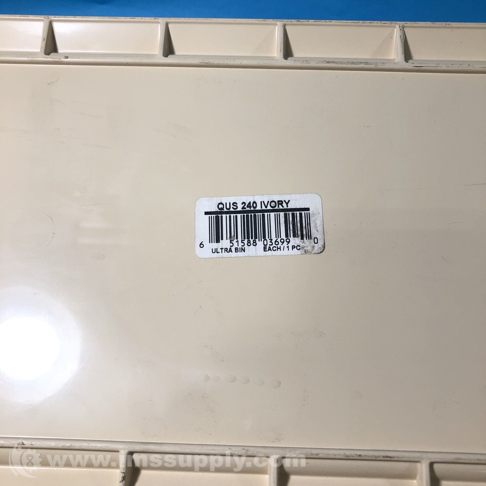 Quantum Storage Systems QUS-240 Ivory Storage Bin USIP