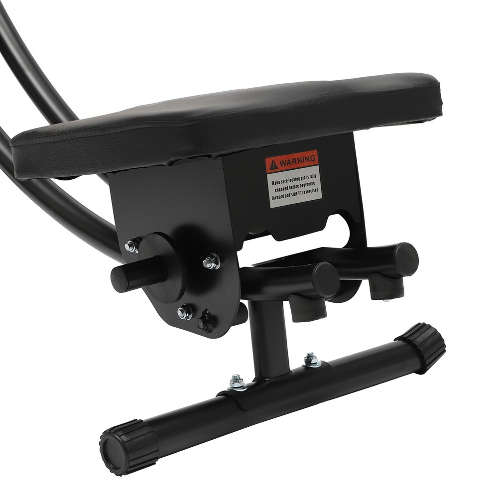 Ab Workout Crunch Machine Coaster Abdominal Ab Trainer Sit Up Bench LED Display