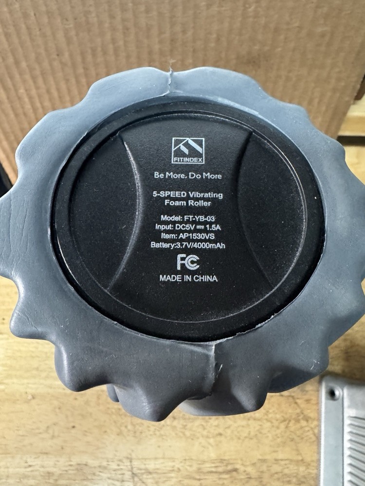fitindex foam roller messaging - tested and works great
