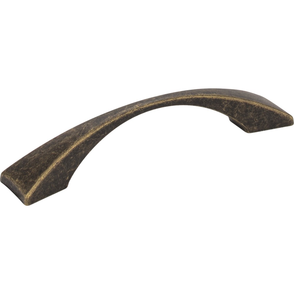 Elements 525-96ABM-D 96mm C-C Distressed Antique Brass Glendale Cabinet Pull