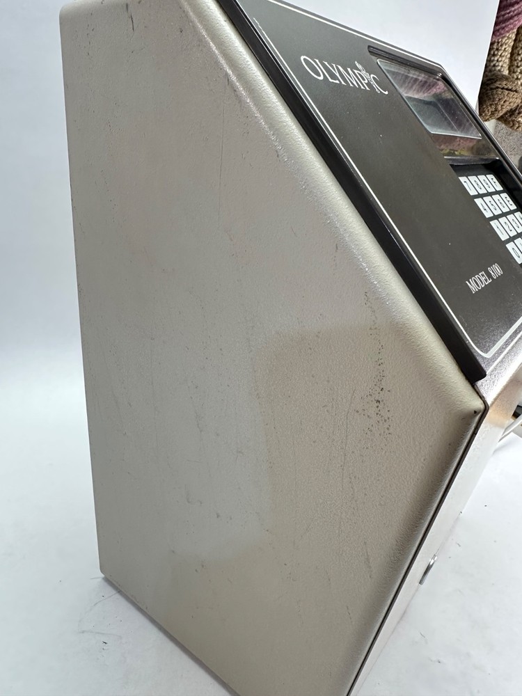 MJR-7000 8000 Computerized Stand Alone Employee Time Clock + Key Used Timecoder
