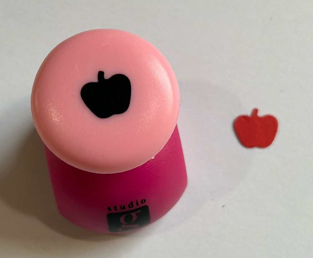 Studio G Mini APPLE Paper Punch Scrapbook Punch