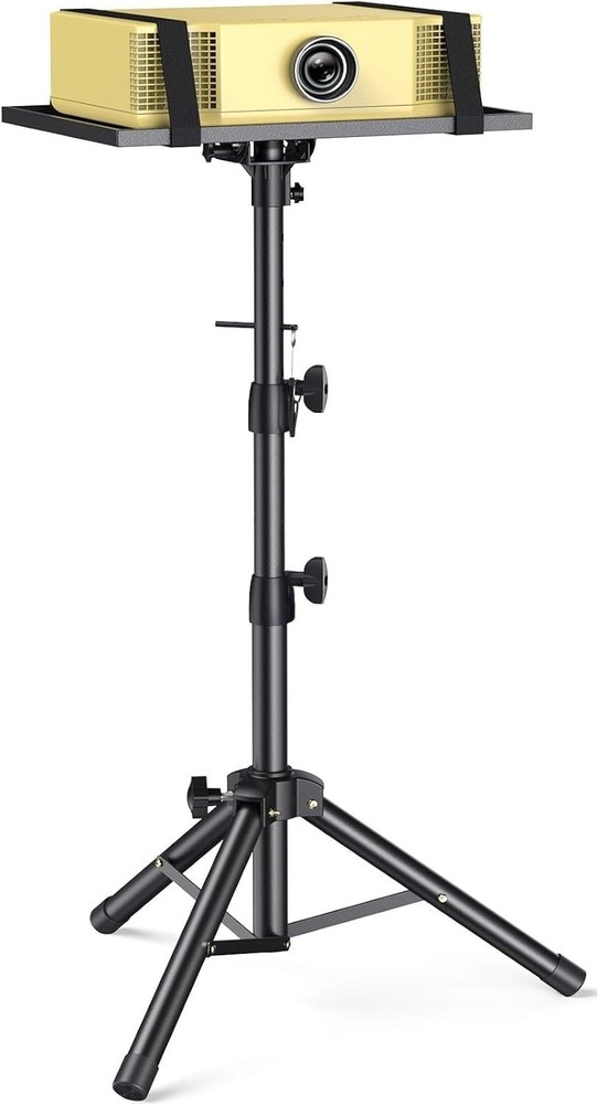 Versatile Height Adjustable Tripod Stand 26-51 Inches for Projectors & Laptops