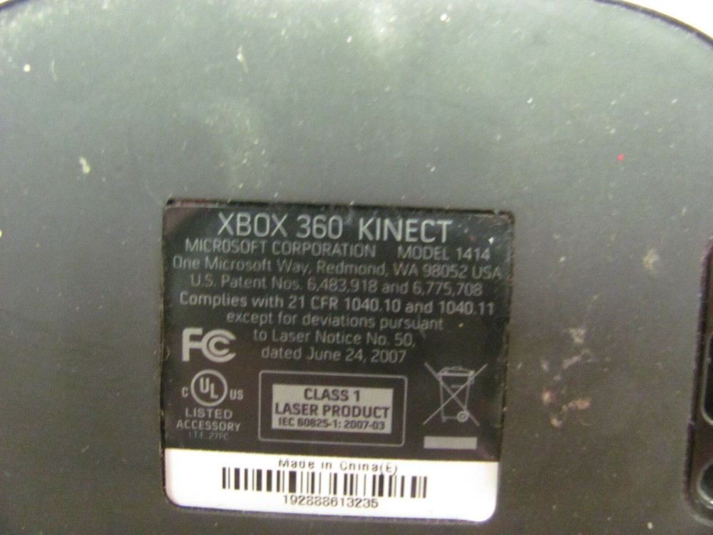 Microsoft Xbox 360 Kinect Sensor Bar - Model# 1414