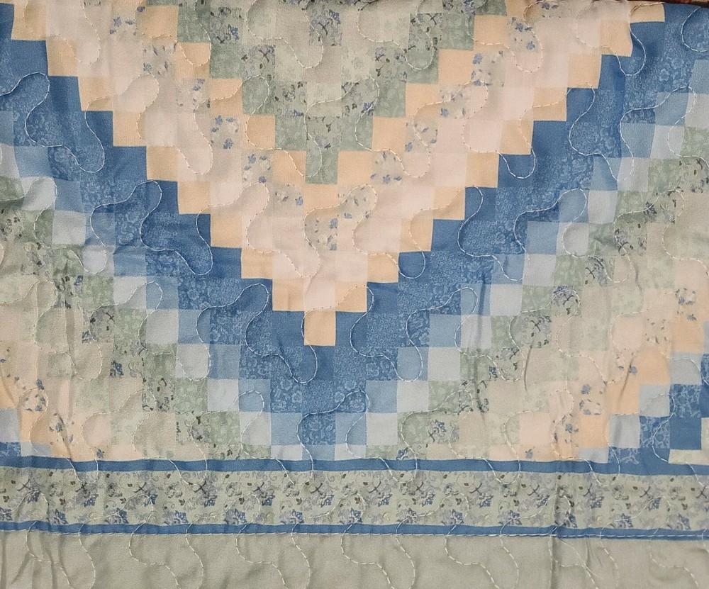 Classic ~ Diamond Patch ~ Pillow Sham ~ Measures 24" x 29" ~ Quilted ~ Polyester
