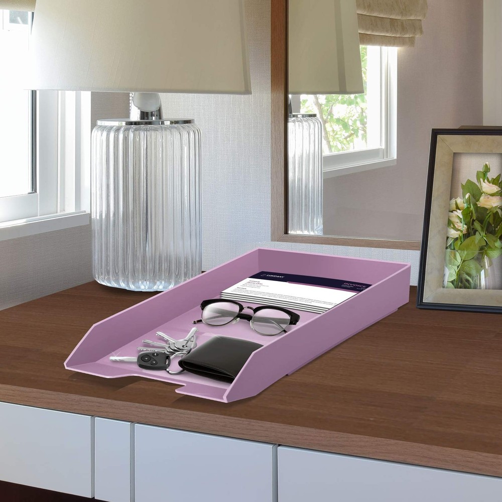 Stackable Letter Tray Front Load, Letter Size, Stacking Document Desk Office ...