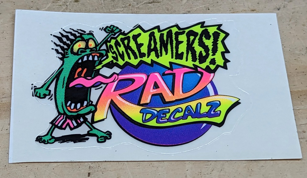 Screamers RAD Decalz NEW