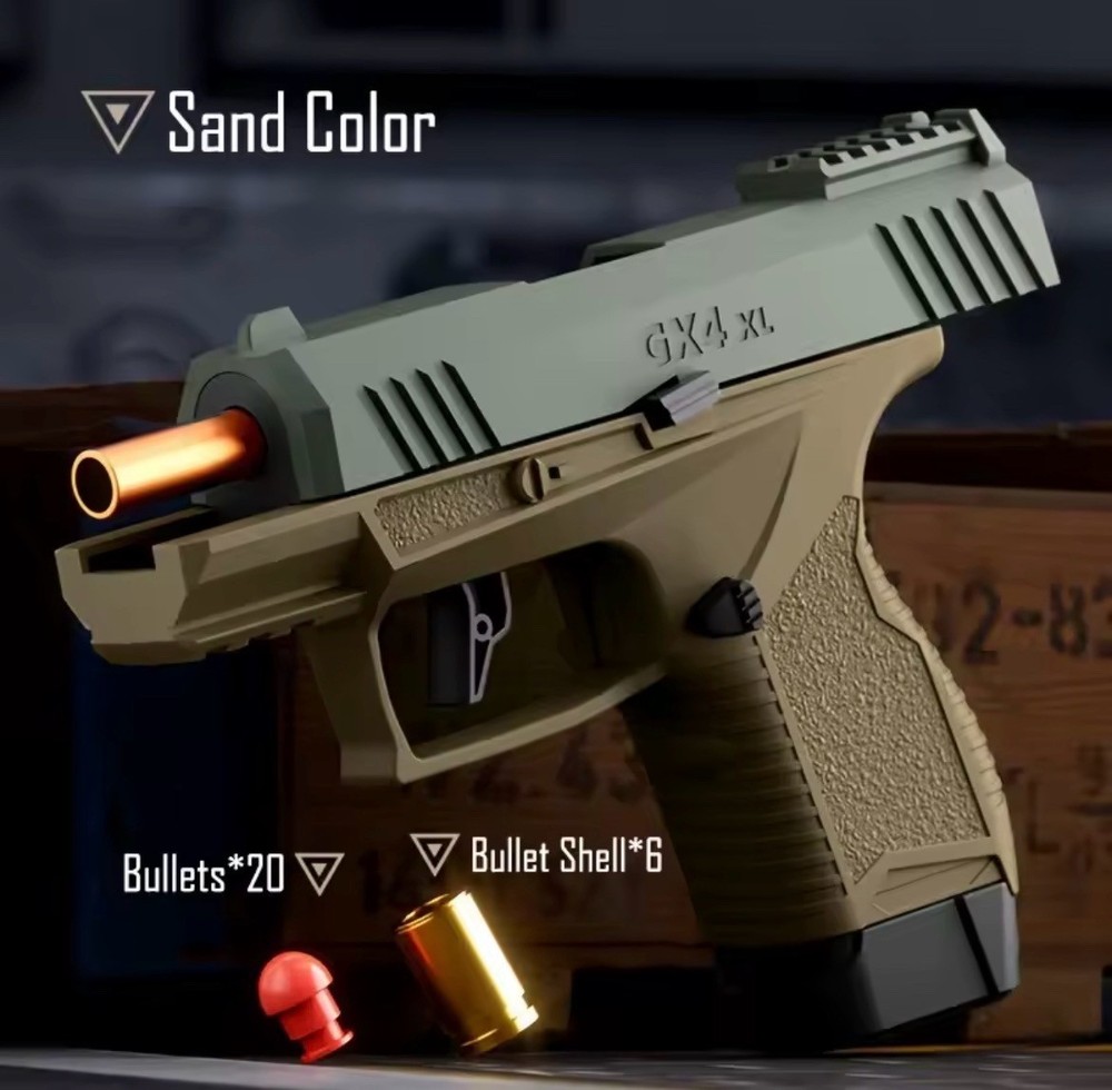 Toy Gun – Soft Bullet Pistol with Shell Ejection